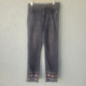 Charlie B Straight Leg Ankle Jeans